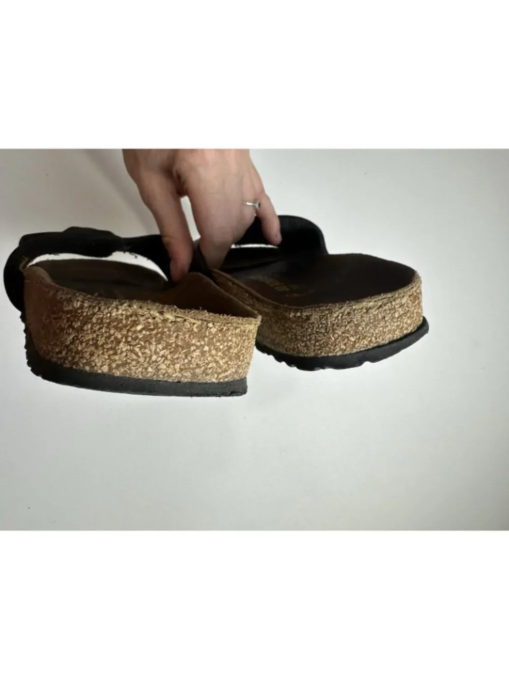 Birkenstock Madrid Birko-Flor Black Slides Women’s US 9 EU 40